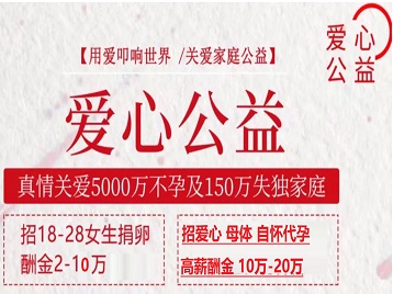 志丹捐卵助孕生子 爱心志愿者招募